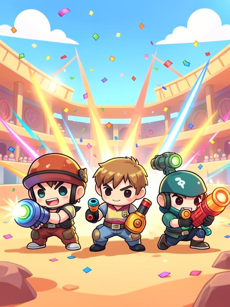 Brawl Stars inspired game artwork