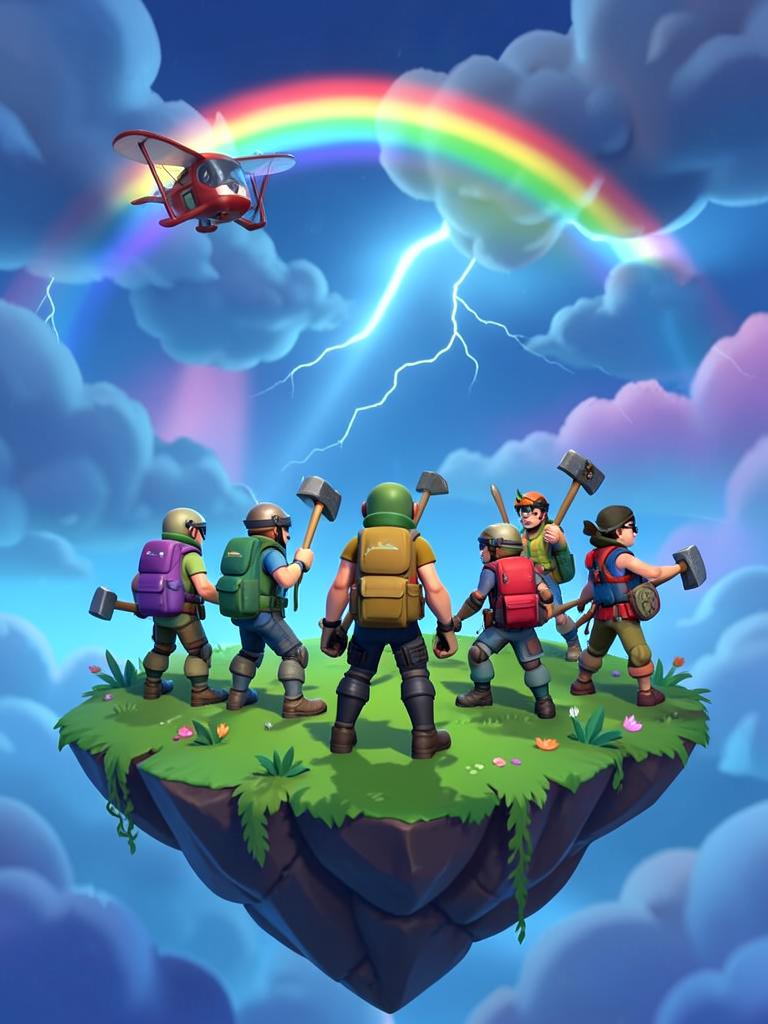 Fortnite inspired game artwork